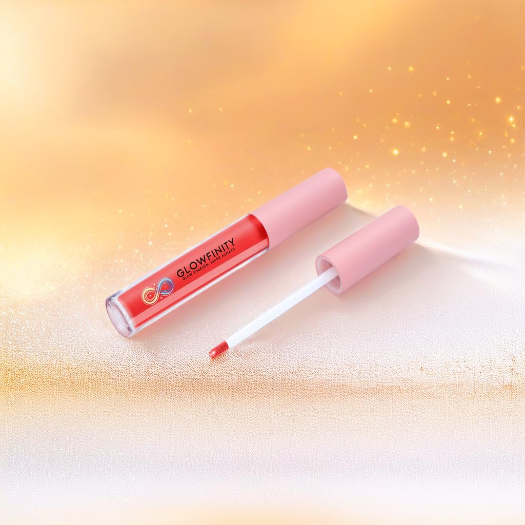 GLOWFINITY High Shine Lip Plumping Shimmer Lip Gloss (10 ml)
