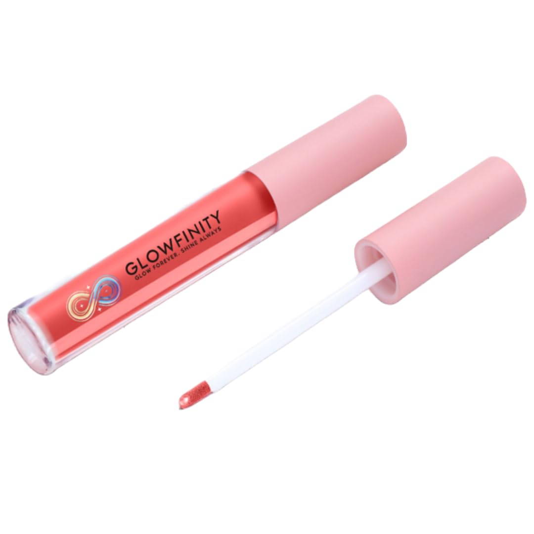 GLOWFINITY High Shine Lip Plumping Shimmer Lip Gloss (10 ml)