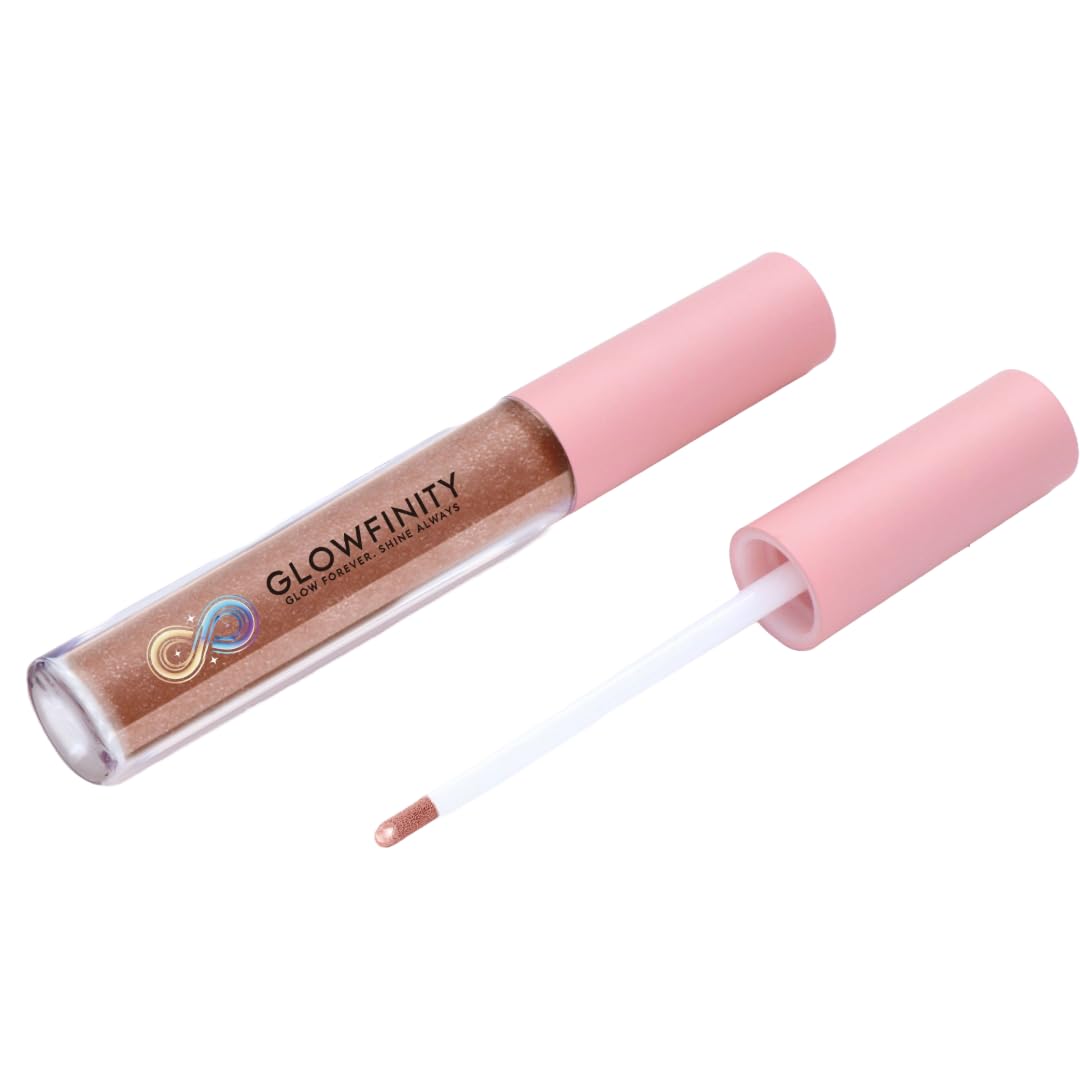 GLOWFINITY High Shine Lip Plumping Shimmer Lip Gloss (10 ml)