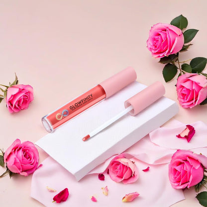 GLOWFINITY High Shine Lip Plumping Shimmer Lip Gloss (10 ml)