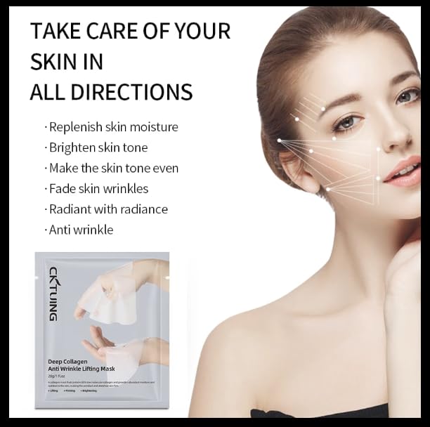 Night Wrapping Deep Collagen Overnight Mask Facial Lifting Skin Care Anti Wrinkle Bio Collagen Face Mask